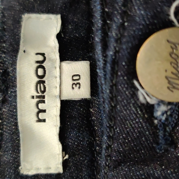 Miaou Floral Embroidered Rose Jeans 30 - Picture 10 of 11